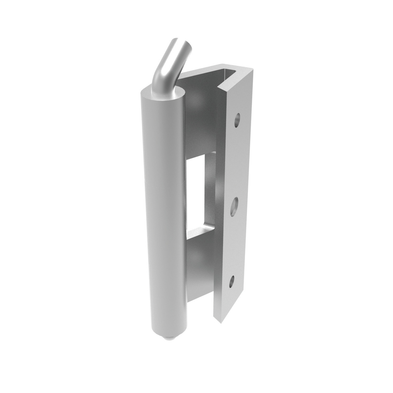 Product S2153, Concealed Pivot Hinges - Lift Off 22mm door return - weld and countersunk screw - zinc / 