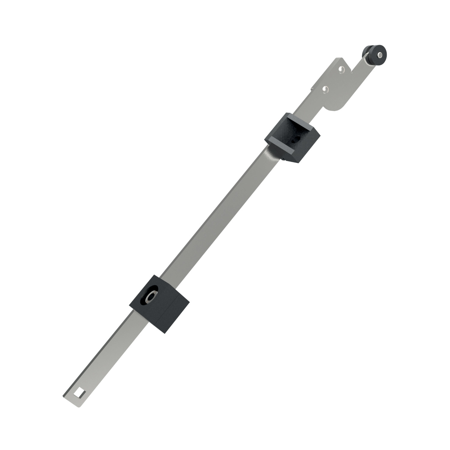 Multi-Point Latching Set Flat rod latching set for creating a 3-point system. Rods are made from zinc plated steel, with polyamide guides. Must be ordered seperately.