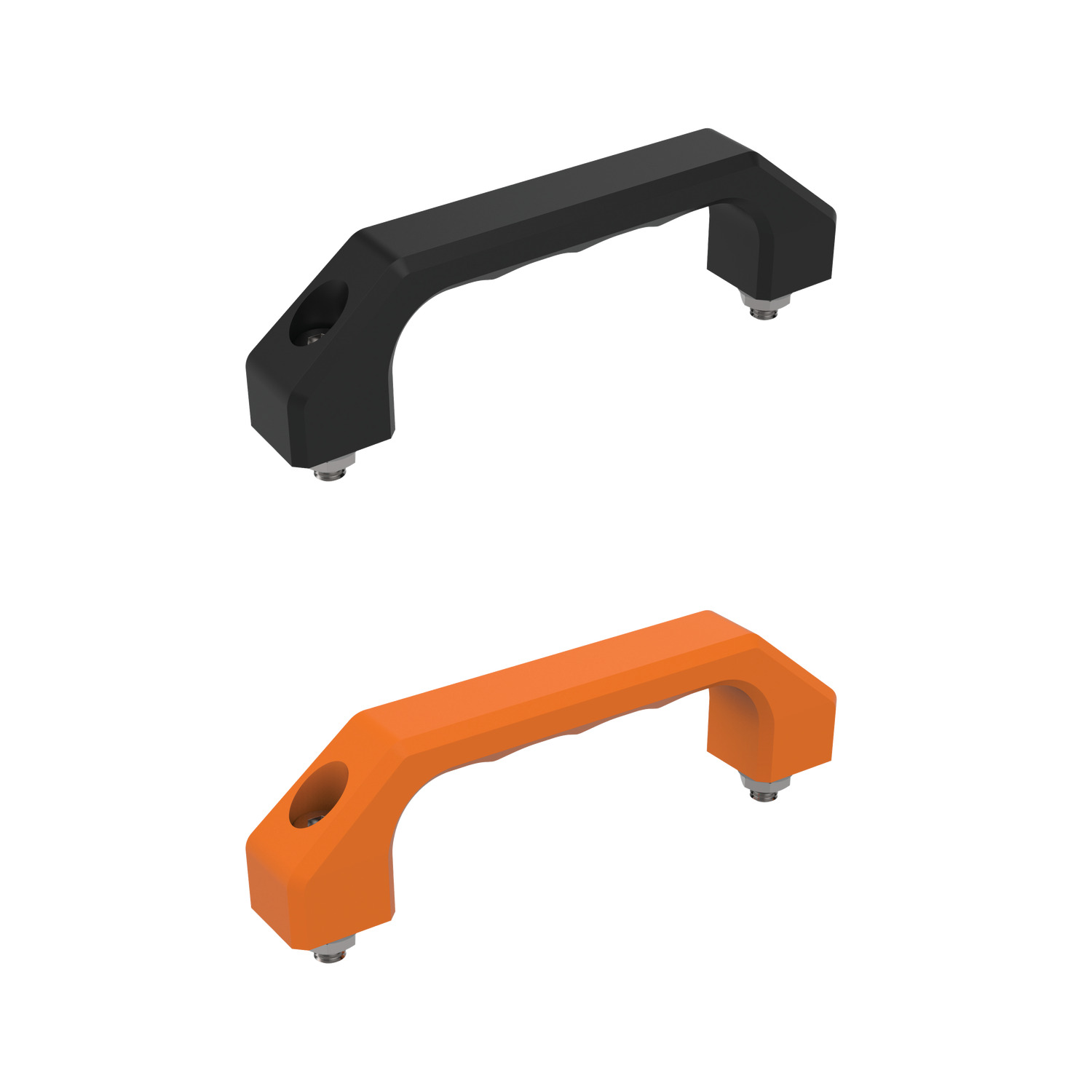 Pull Handles Solid plastic pull handle. This pull handle is a modern industrial design for the highest demands. Extremely resistant to torsion and easy to grip.