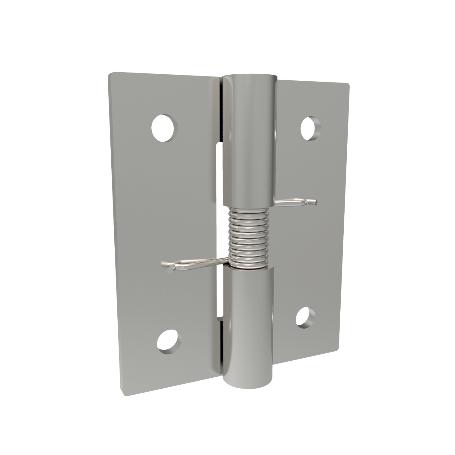 Product S4202, Spring Hinges screw mount - stainless steel / 