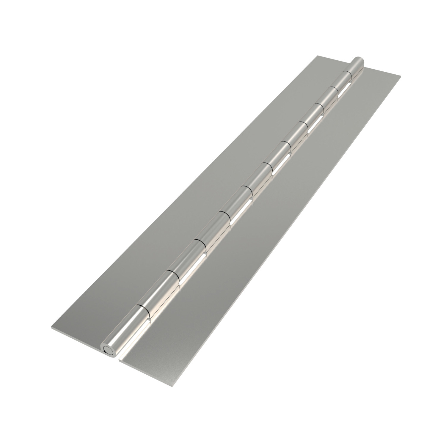 Product S0050, Surface Mount - Piano Hinges weld-on - stainless steel / 