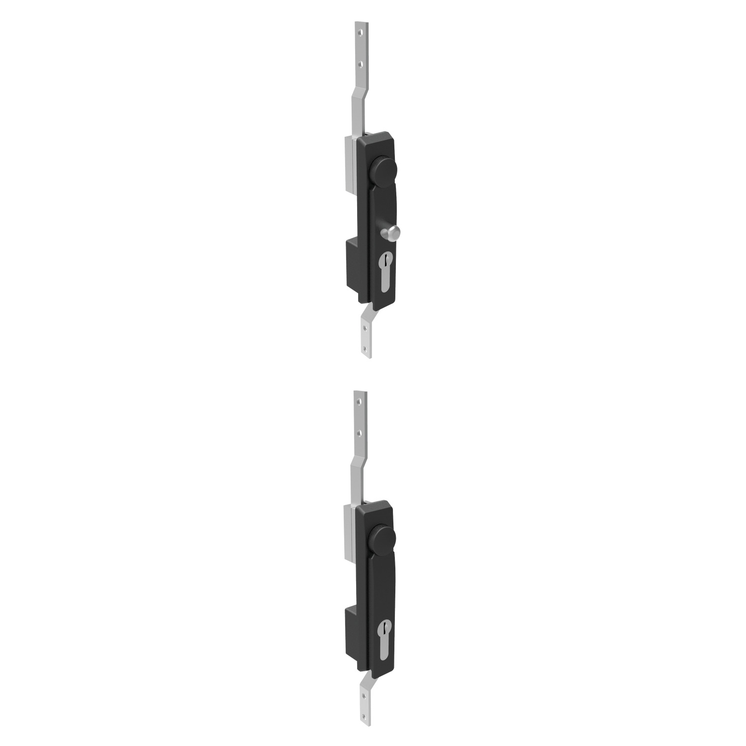 Swing Handles - with Rod Control 90o swing handle rotation combines with rod control system to open or close. For use inside the cabinet or enclosure gasket