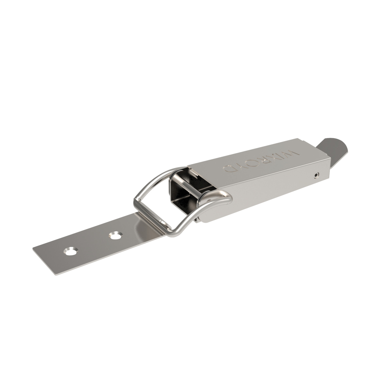 Toggle Latches Toggle latch with click arrest. Supplied with counter strike. Features a spring pin locking system.